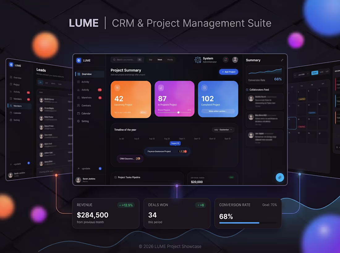 Cover image for LUME • Premium B2B CRM