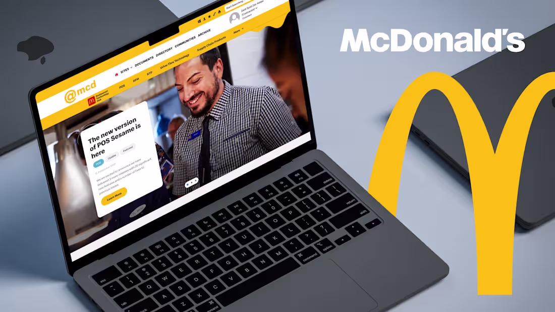 Cover image for Led the design of McDonald's