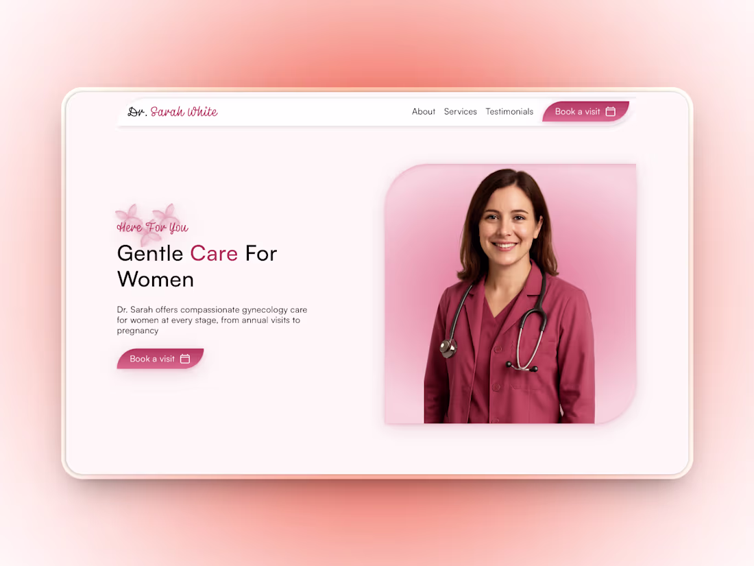 Cover image for 🌸 Landing Page for a
