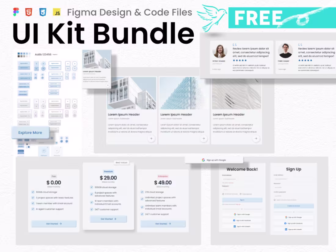Cover image for FREE UI Kit Bundle