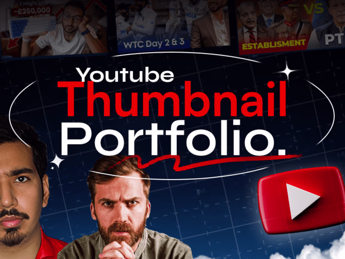Cover image for Youtube Thumbnails Portfolio