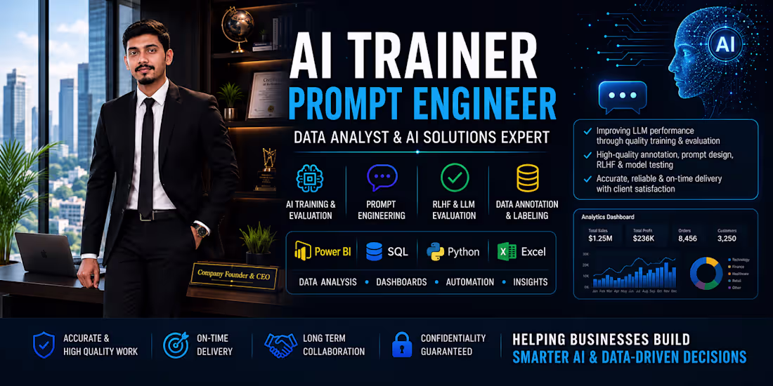 Cover image for AI Training, Prompt Engineering & AI Evaluation