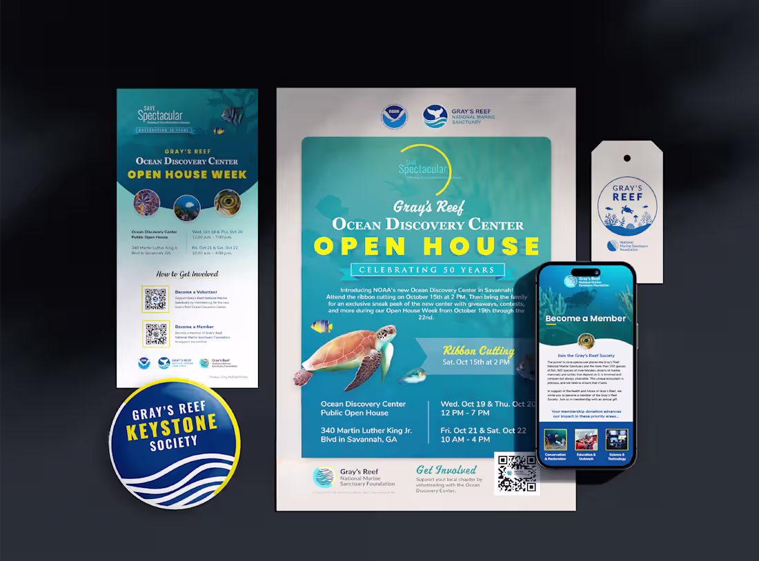 Cover image for Design Materials for Gray's Reef National Marine Sanctuary