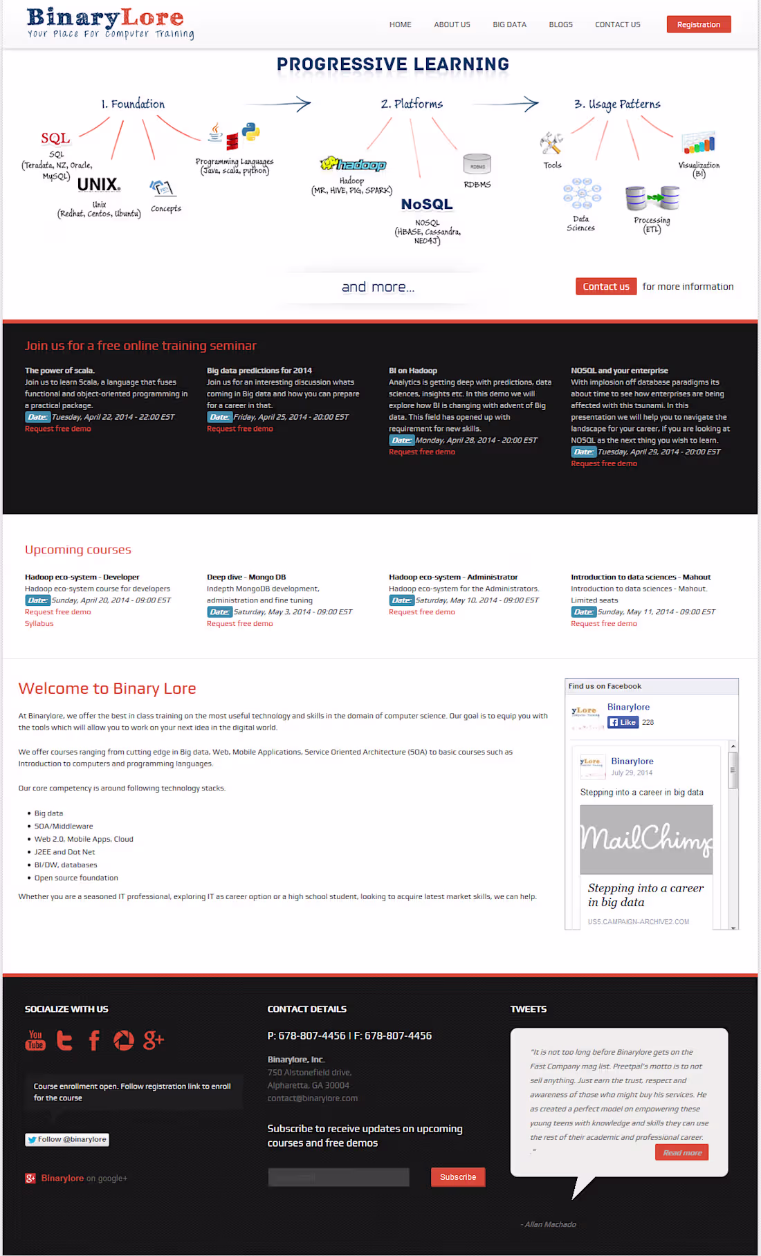 Cover image for WordPress site built for Big