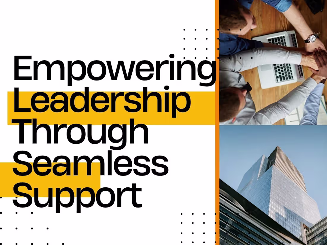 Cover image for Empowering Leadership Through Seamless Support