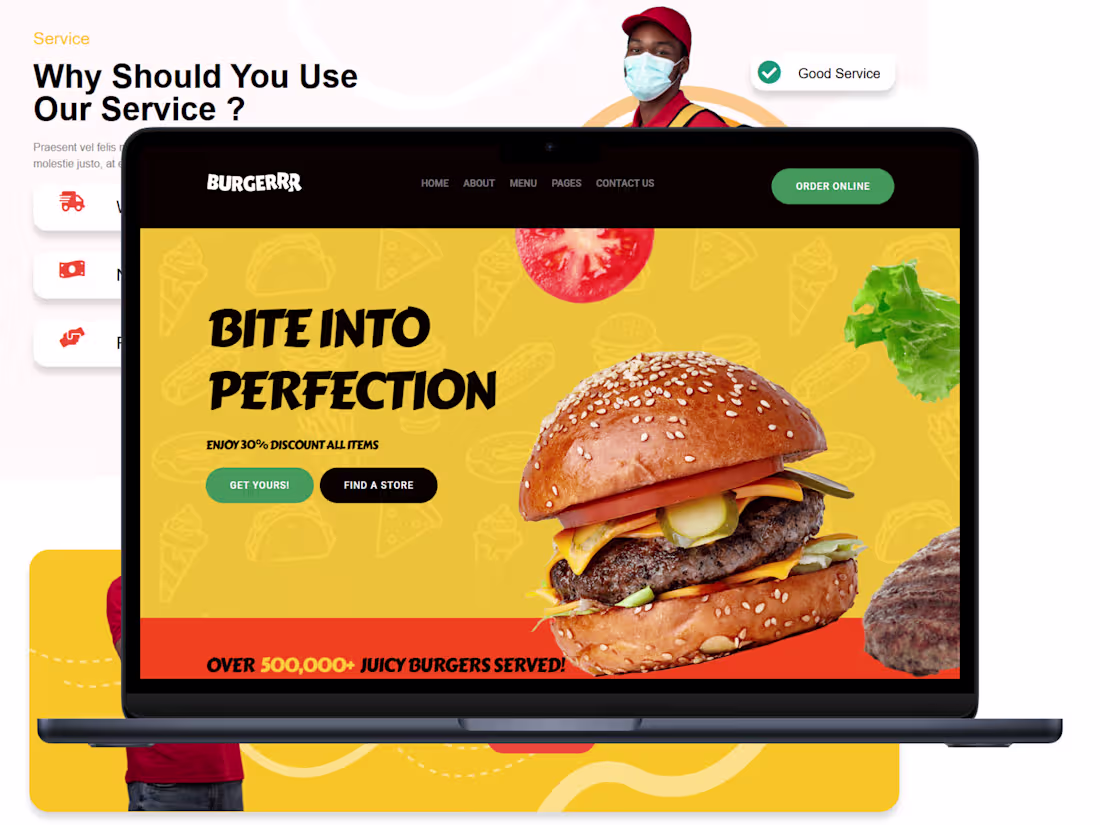 Cover image for Designing a modern restaurant website with seamless online o...