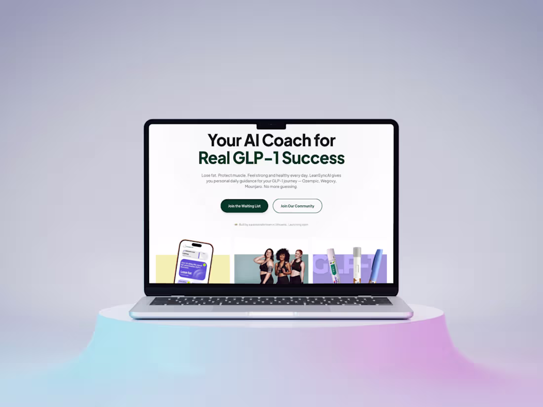 Cover image for Landing page for an AI