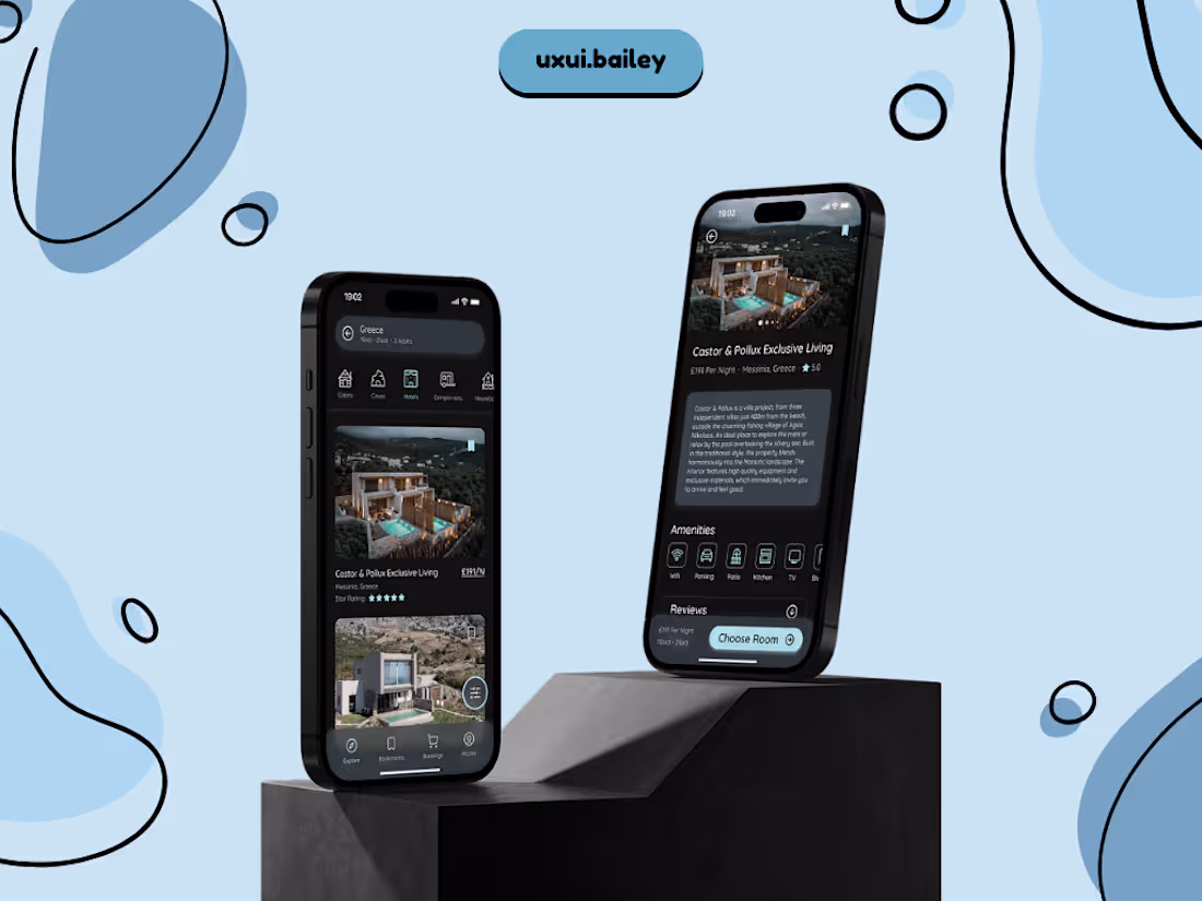 Cover image for RestEZ | A Hotel Booking Application | UX/UI