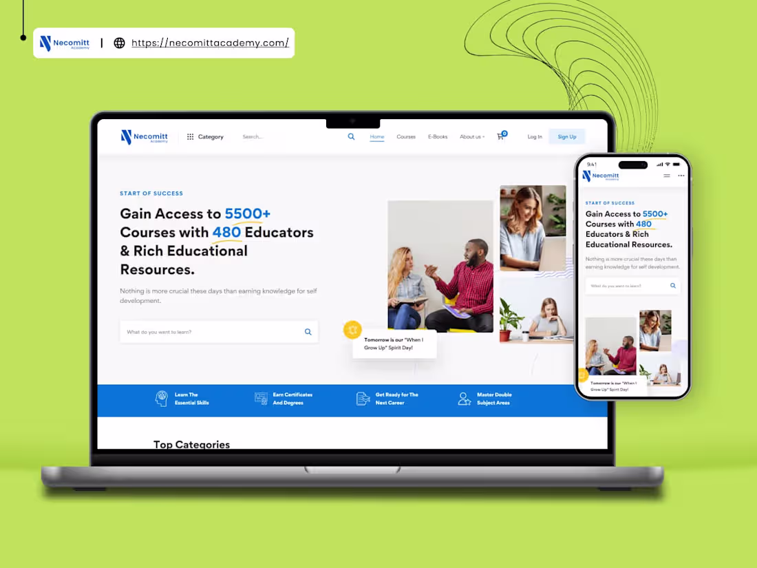 Cover image for Necommit Academy