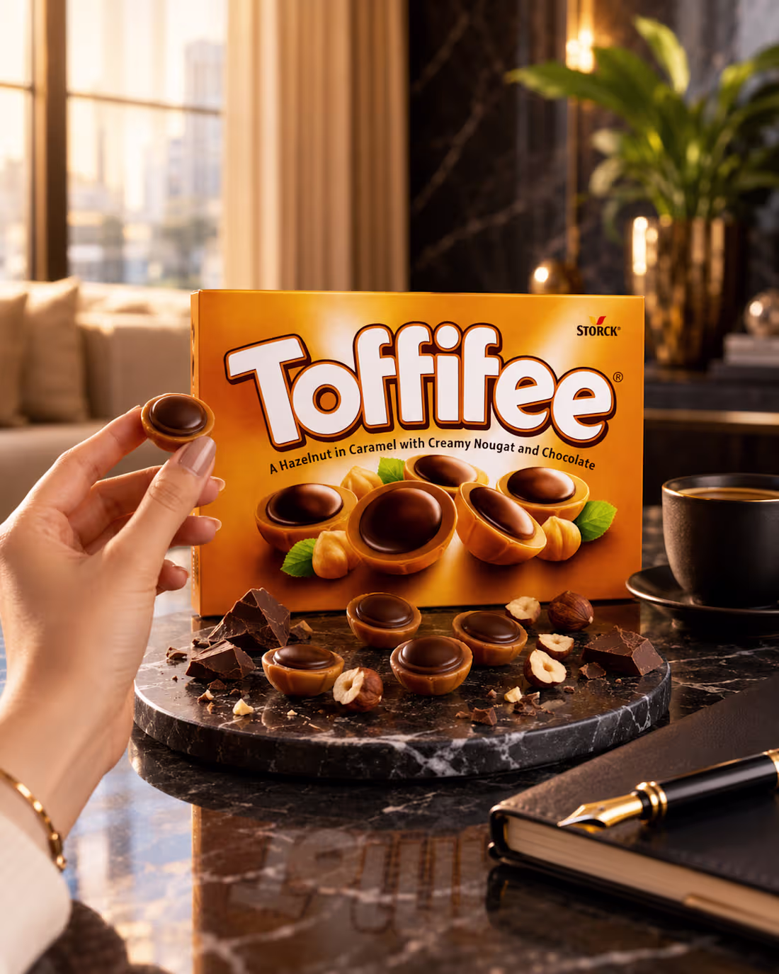 Cover image for Commercial product advertisement for Toffifee,