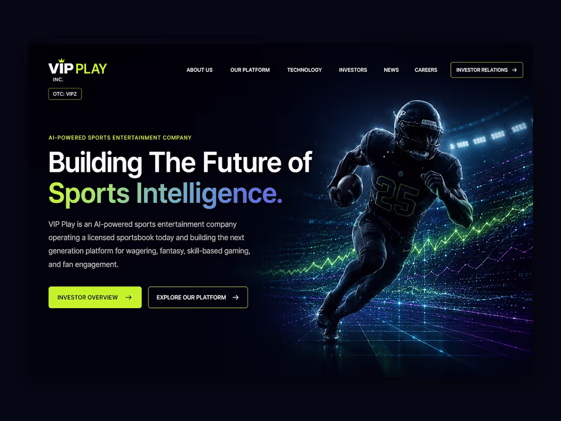 Cover image for VIP PLAY landing page