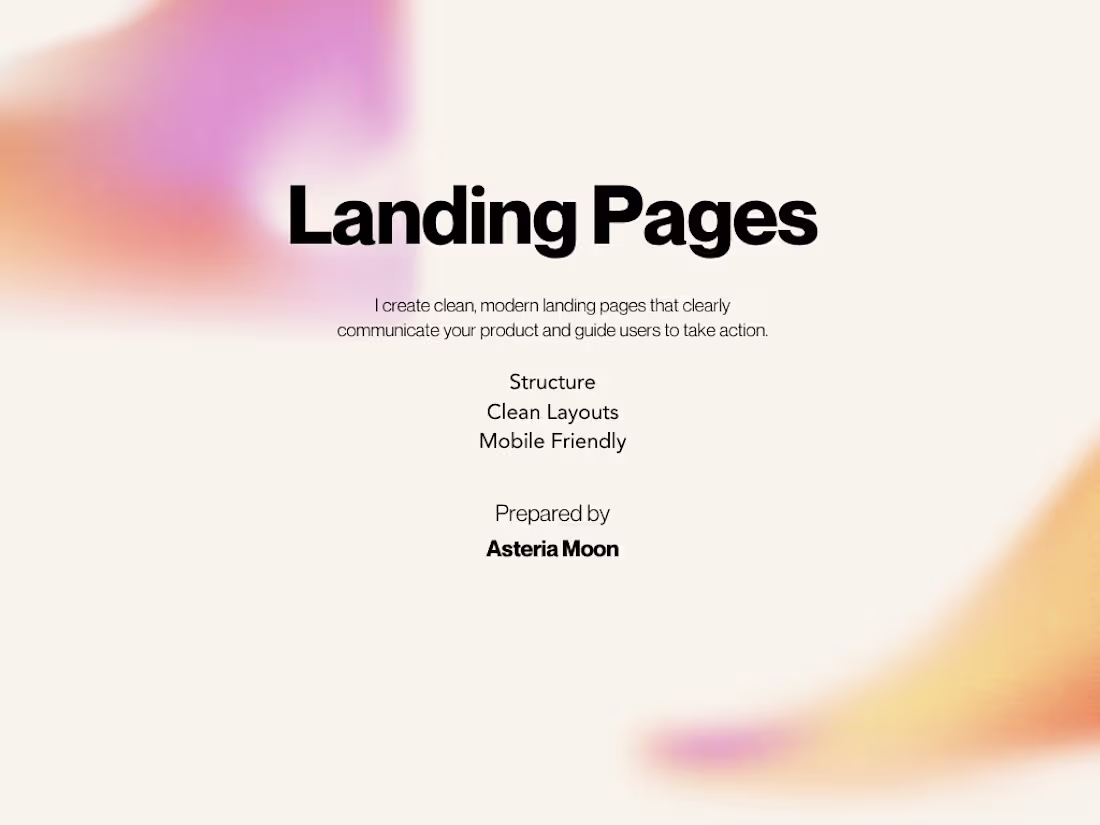 Cover image for Landing Pages