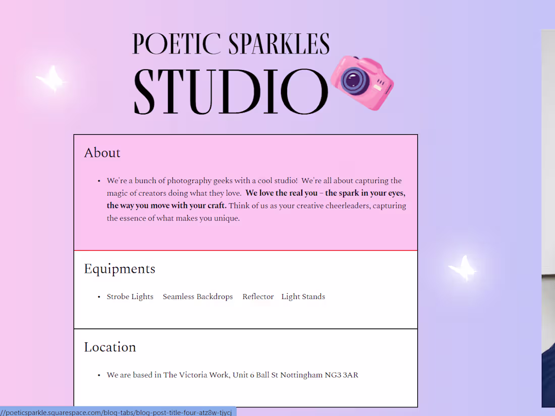 Cover image for Website Project ft Photography Studio 