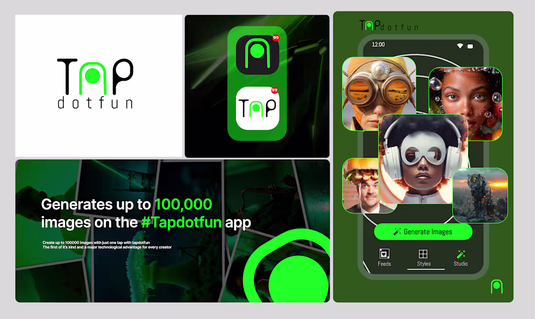 Cover image for TAPDOTFUN Brand design

#BrandDesign
#LOGO
#GraphicDesign
💯 
