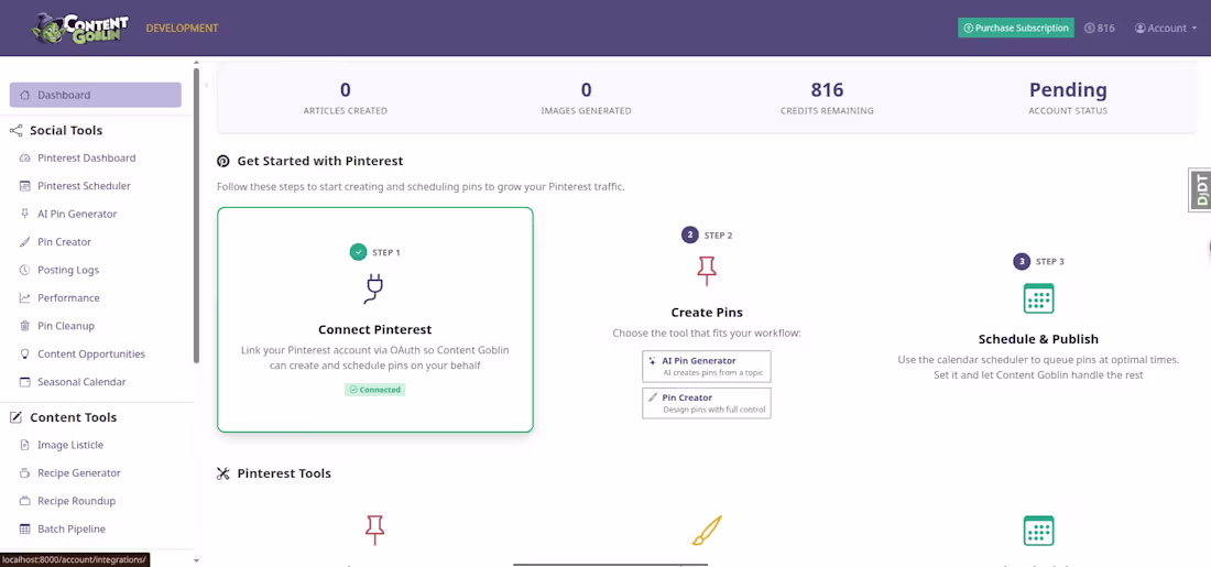 Cover image for contentgoblin.ai (http://contentgoblin.ai) is a full