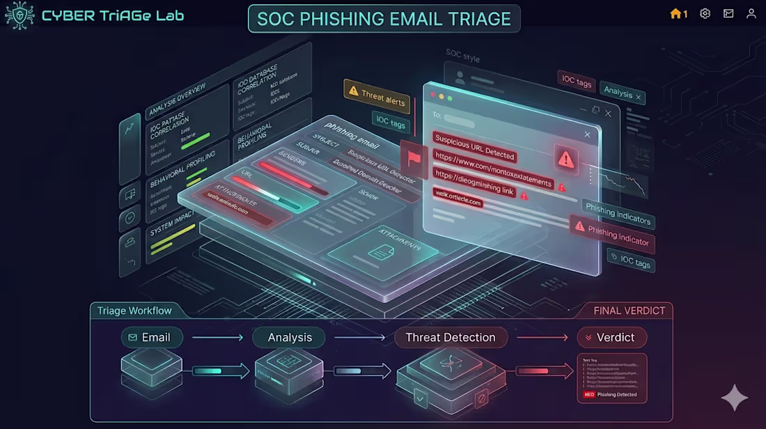 Cover image for Phishing Alert Triage - SOC Simulation (LetsDefend)