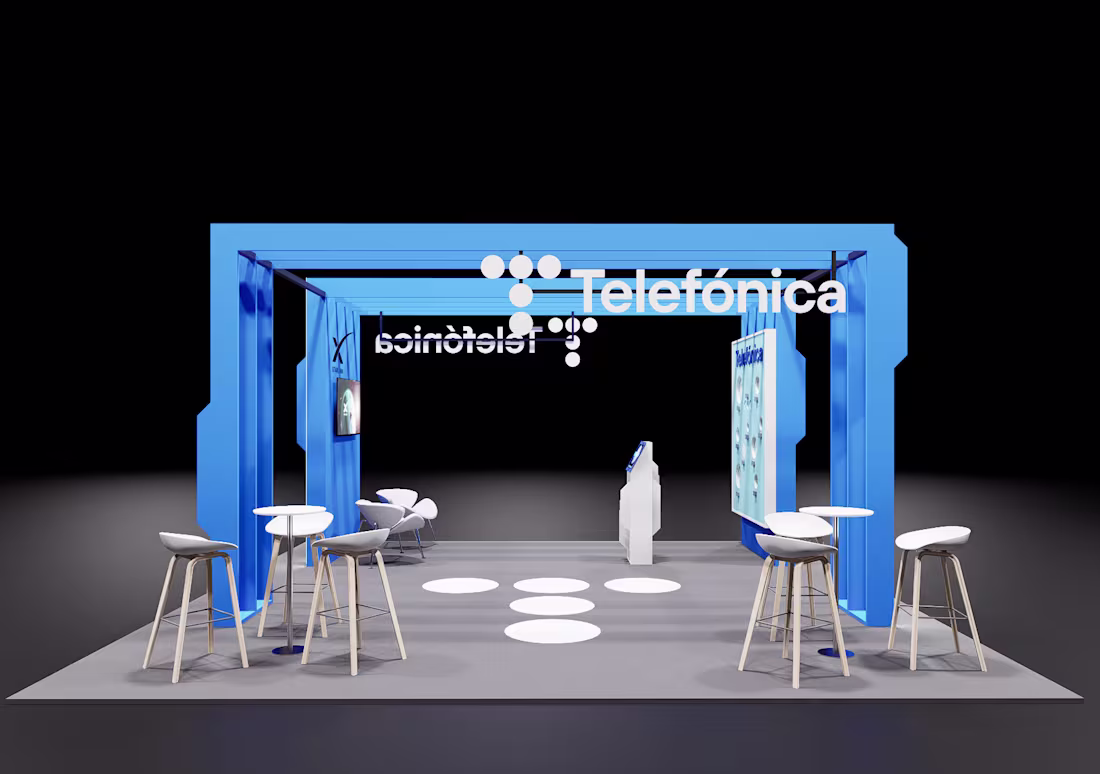 Cover image for I designed a pop-up booth for Telefónica and Starlink, devel...