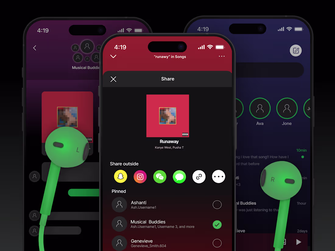 Cover image for Spotify Social Interaction Enhancement Case Study