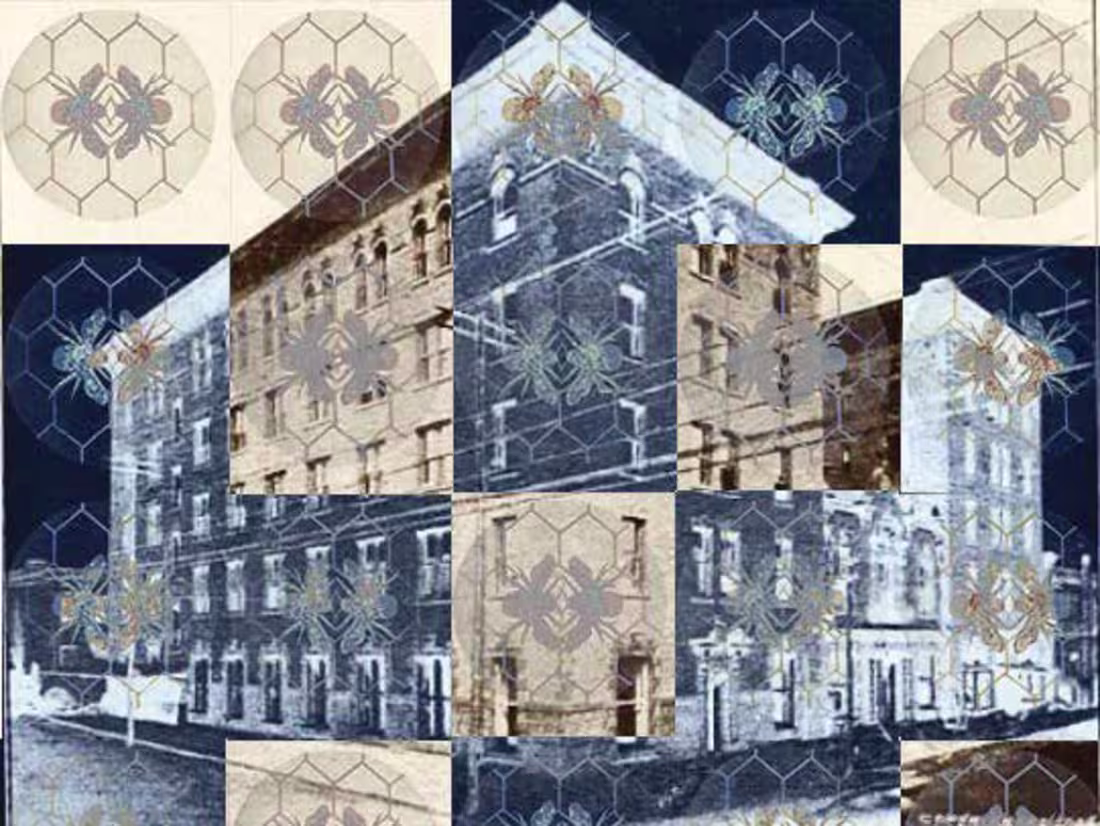 Cover image for Hotel Collage Mural