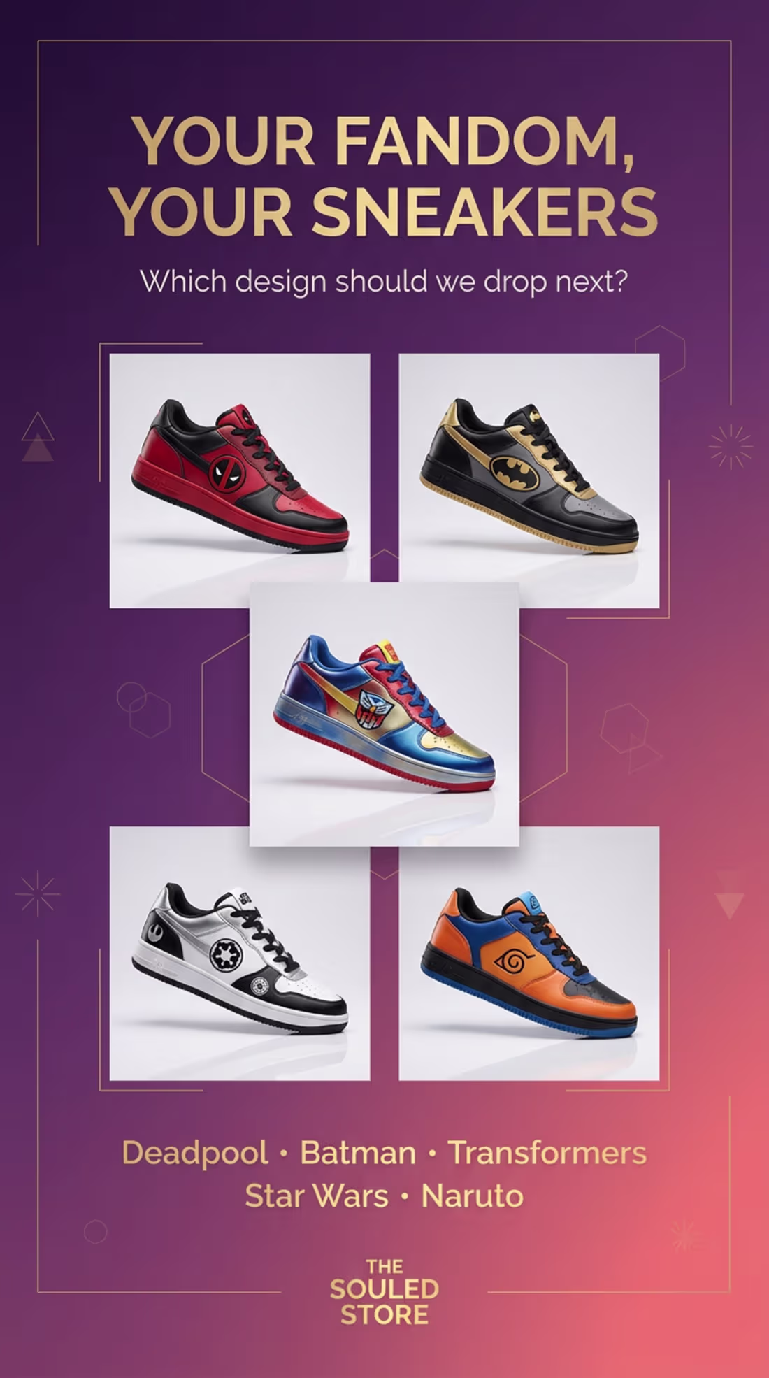 Cover image for Souled Store Fandom Sneaker Campaign