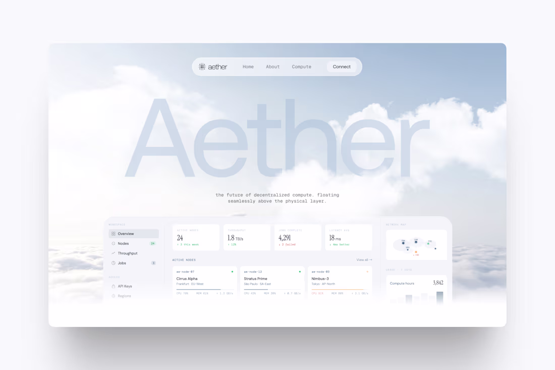 Cover image for Aether - weightless compute
the final