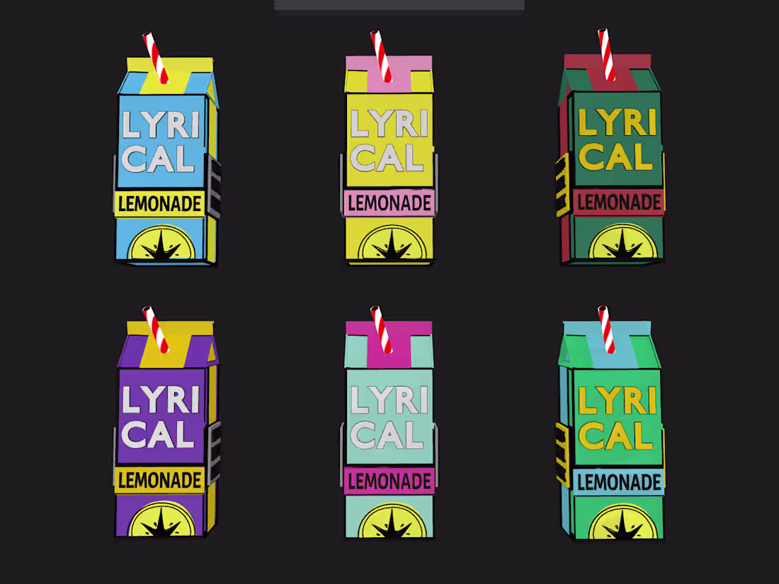 Cover image for 3D Lyrical Lemonade Cartons