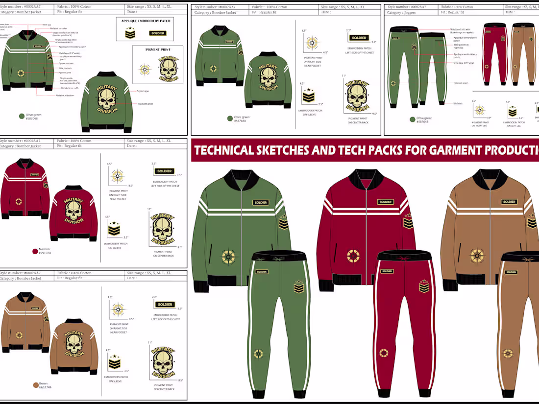 Cover image for GARMENT SPEC SHEET (1 garment)