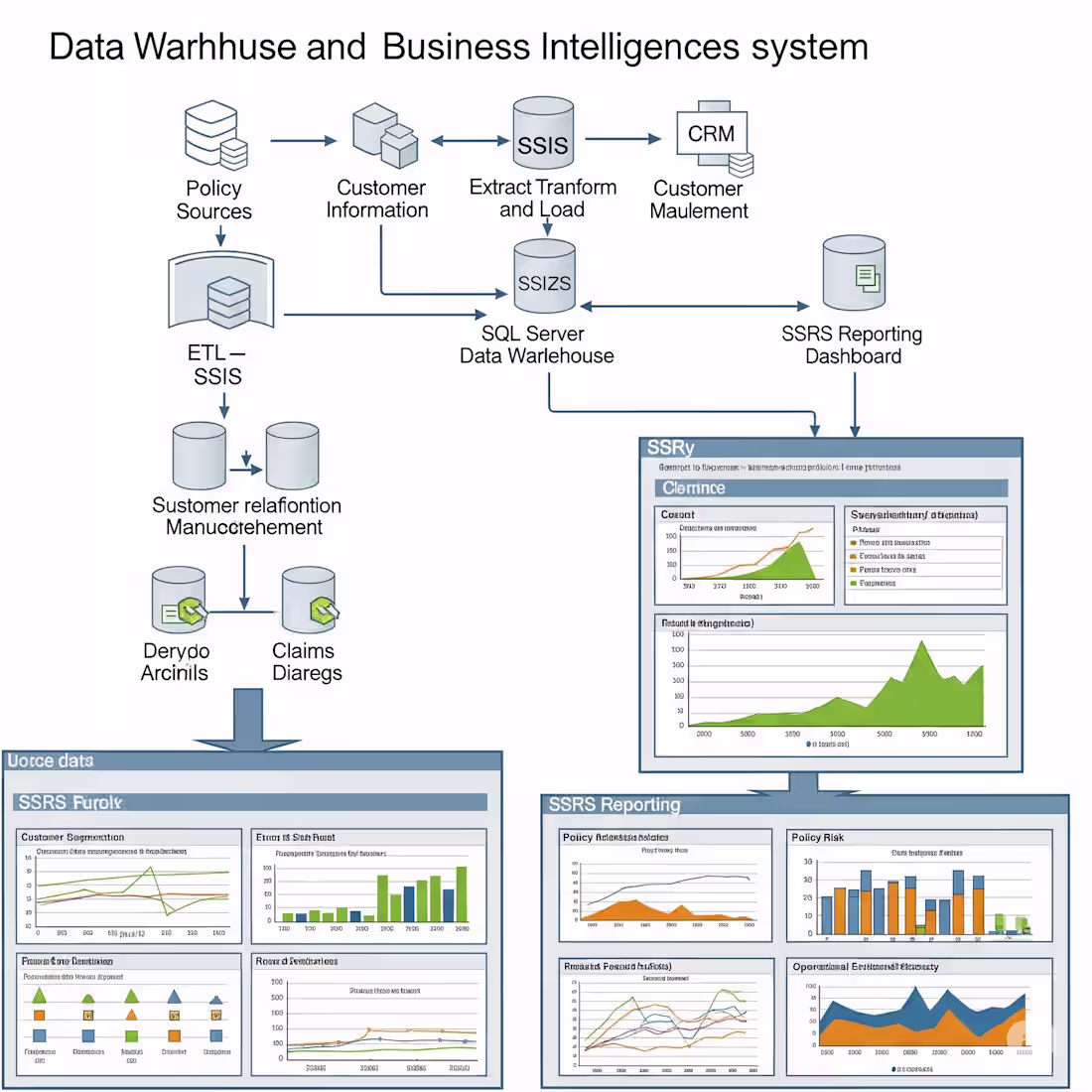 Cover image for Insurance Data Warehouse & BI Reporting