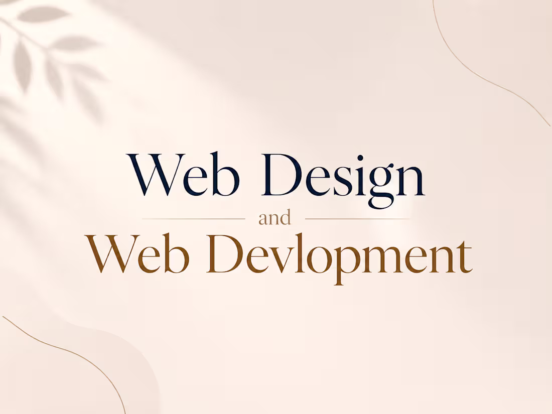 Cover image for Web Design & Website Development