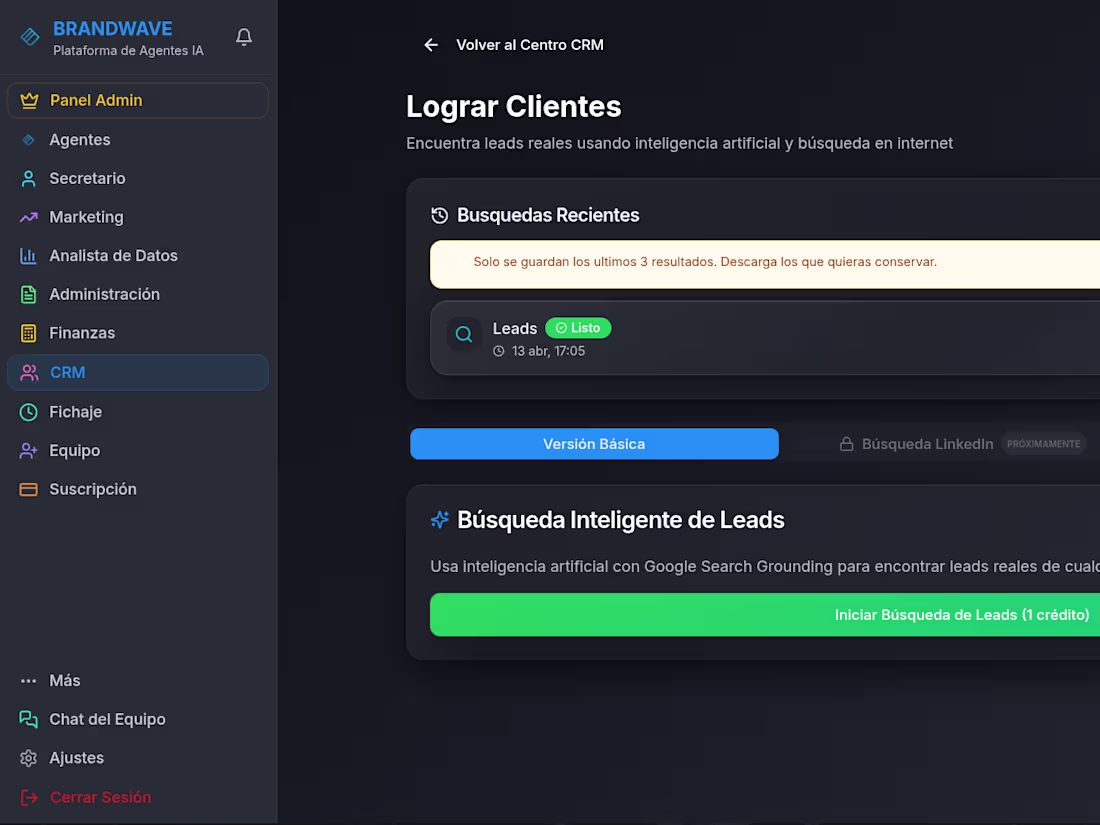 Cover image for Brandwave - AI-powered SaaS platform