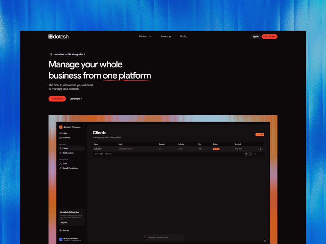 Cover image for Imagine having a landing page for your SaaS made by the same...