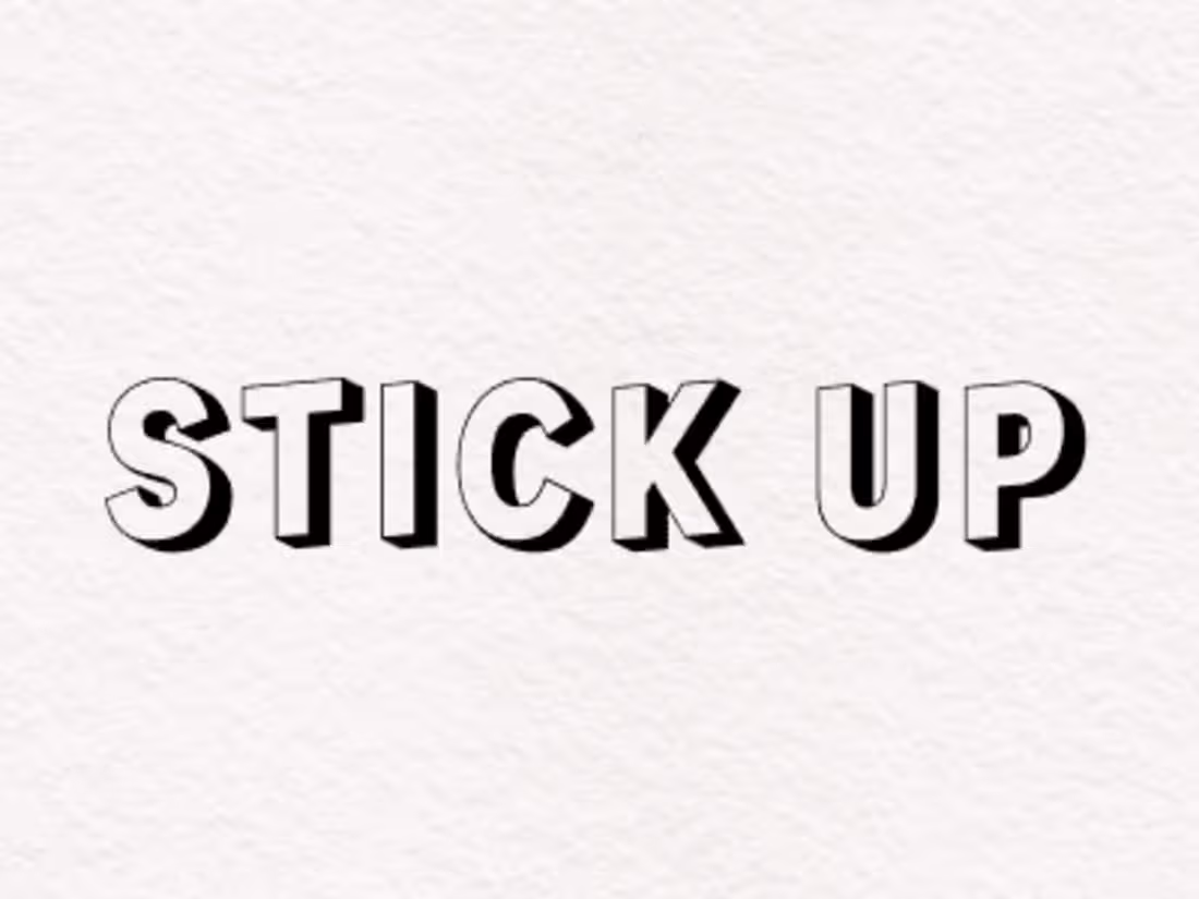 Cover image for STICK UP