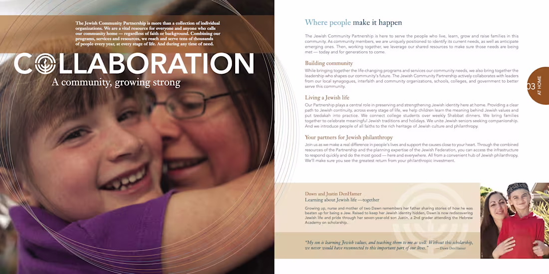 Cover image for Jewish Federation Awareness Brochure