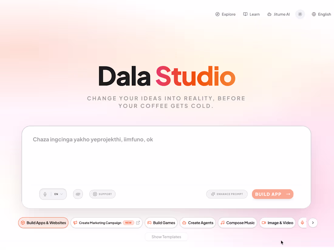 Cover image for Dala Studio is an AI-powered