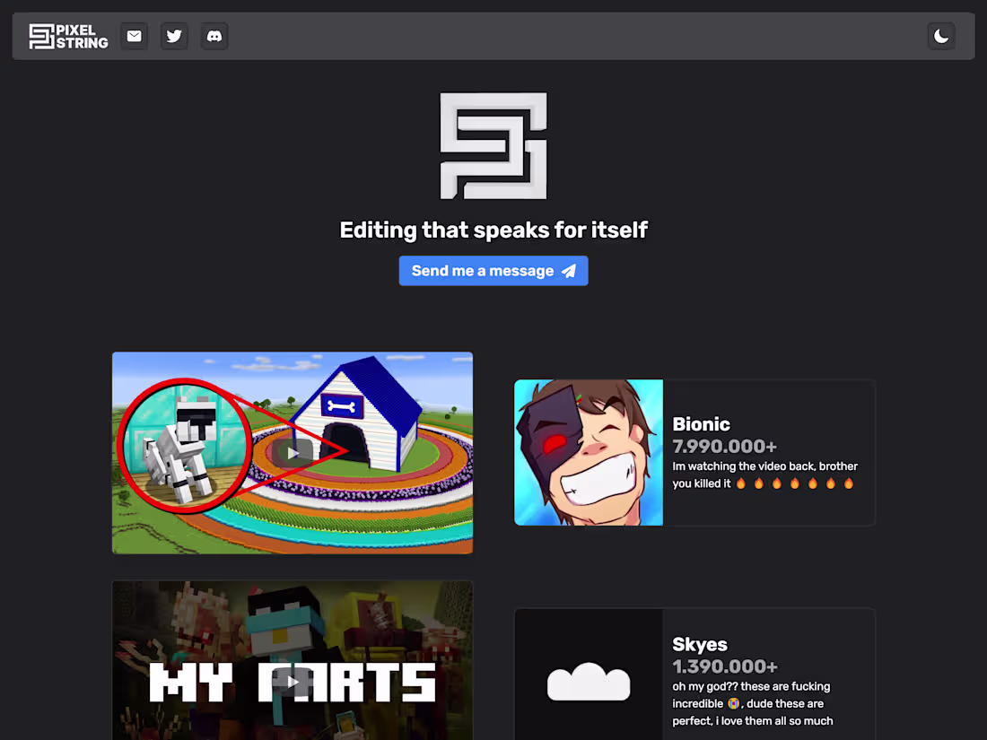 Cover image for Pixelstring Portfolio