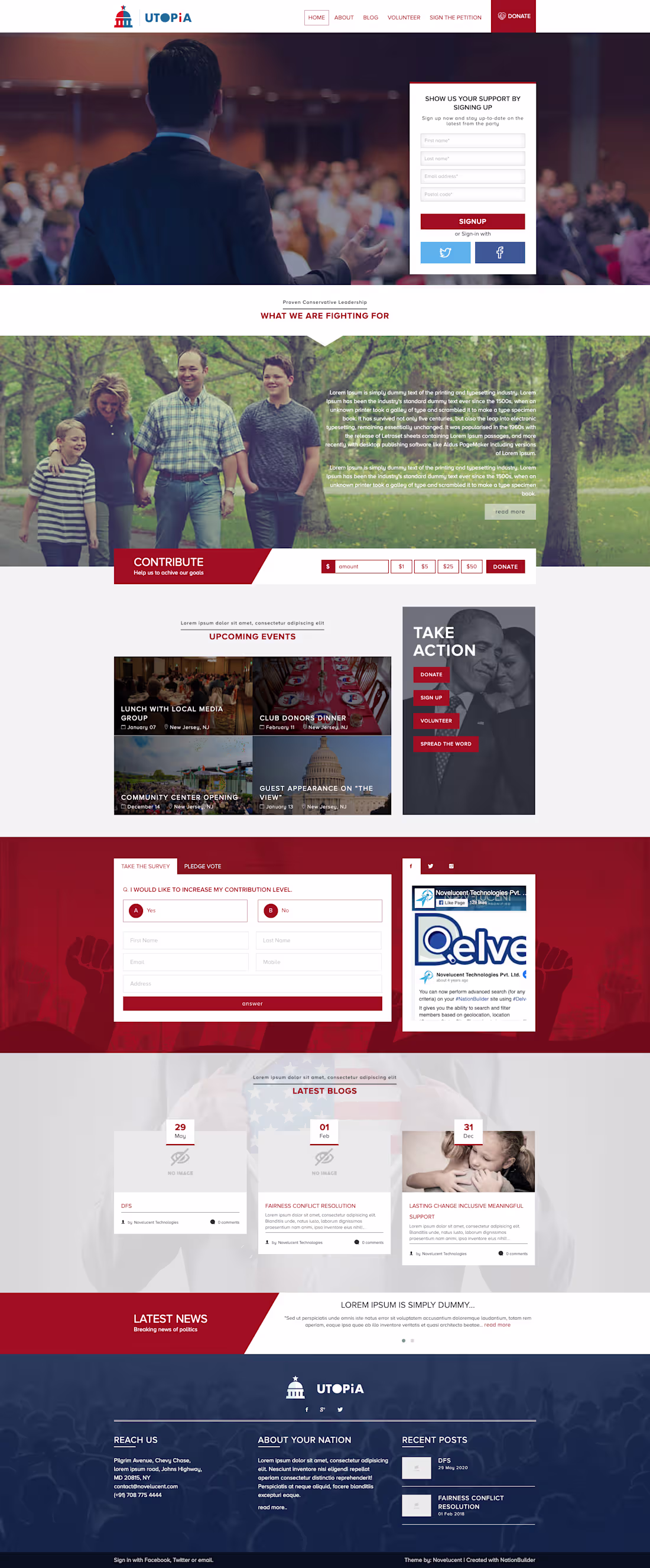 Cover image for Custom NationBuilder theme for Non-Profits,