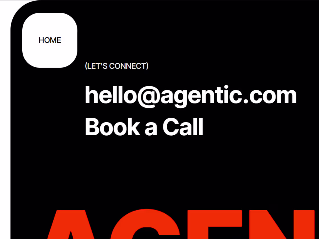 Cover image for Agentic - Design Agency Template