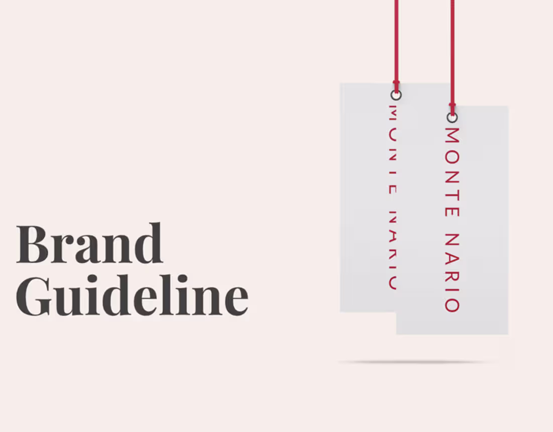 Cover image for Monte Nario Brand Guideline