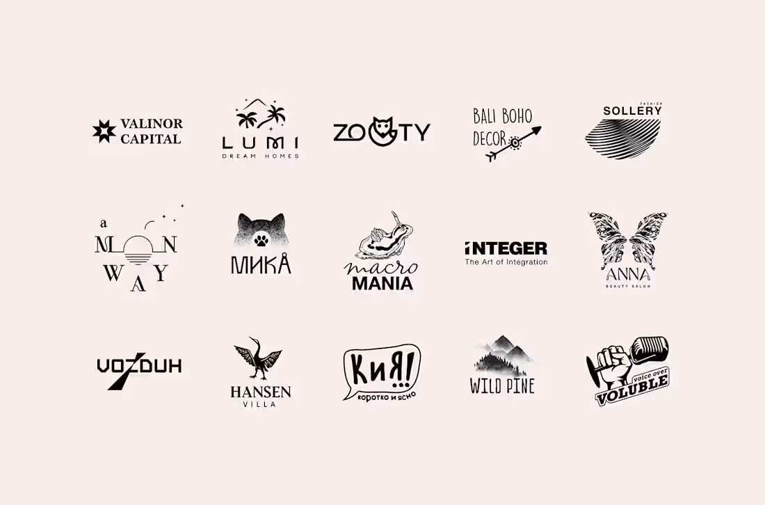 Cover image for 15 LOGOS AND MARKS