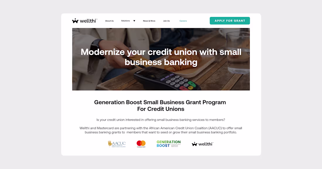 Cover image for Wellthi - Generation Boost website