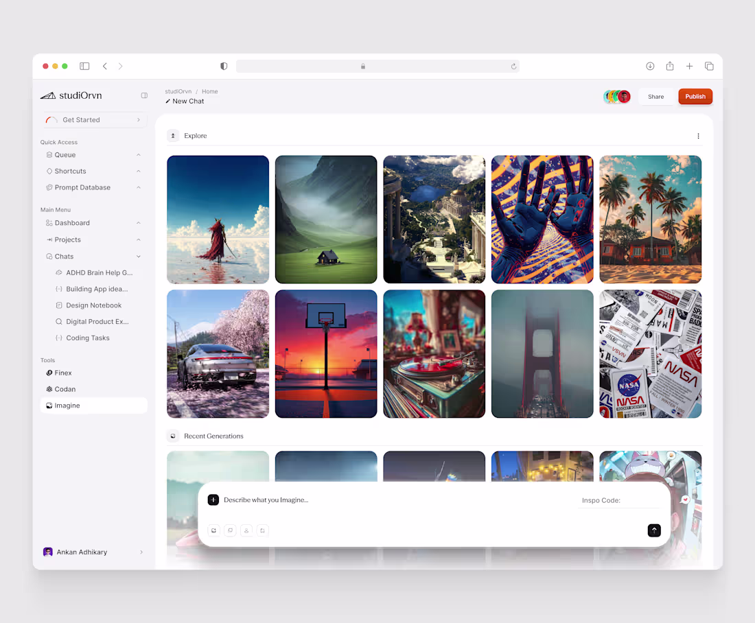 Cover image for TEXT-TO-IMAGE DASHBOARD