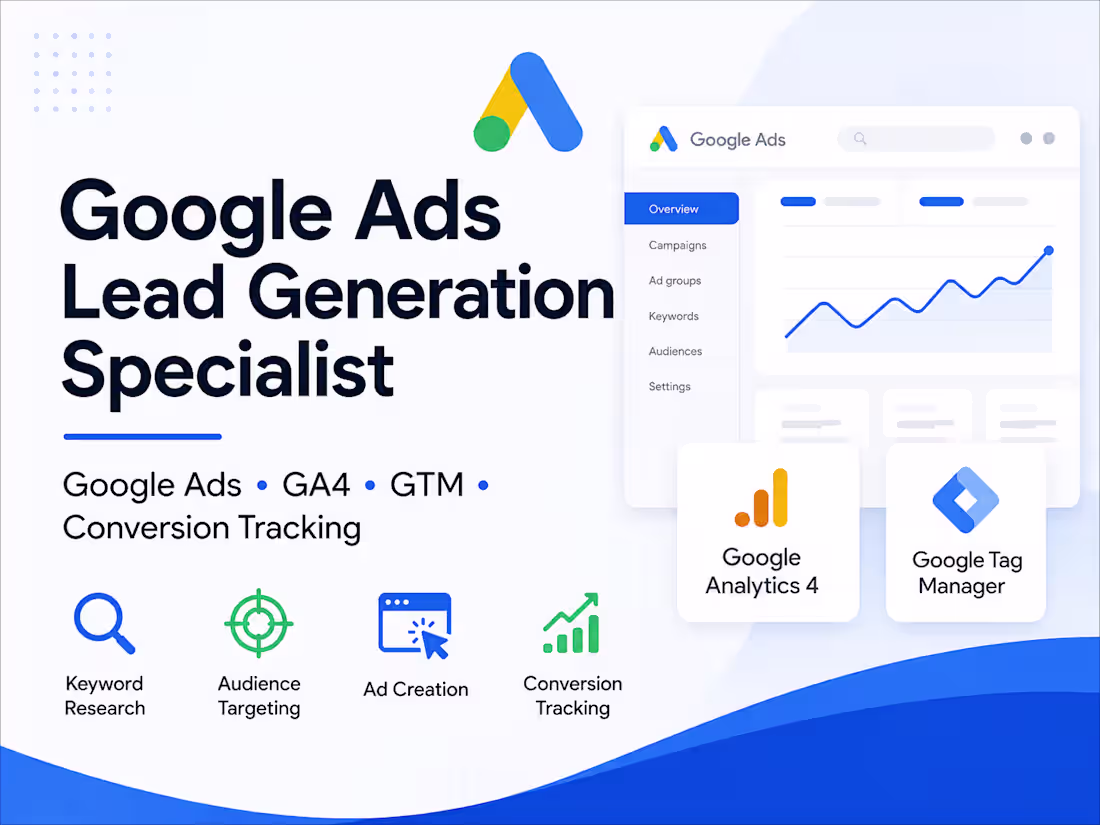 Cover image for Google Ads Lead Generation & Campaign Management