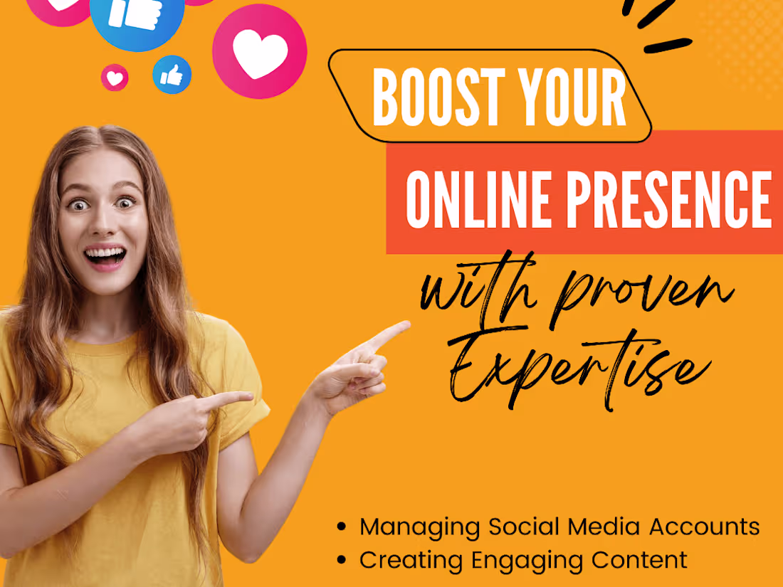 Cover image for Attractive and engaging posts for social media