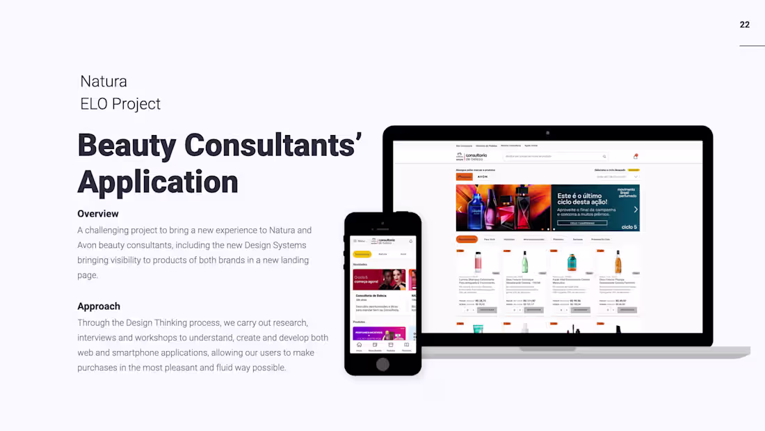 Cover image for Natura's Beauty Consultants App