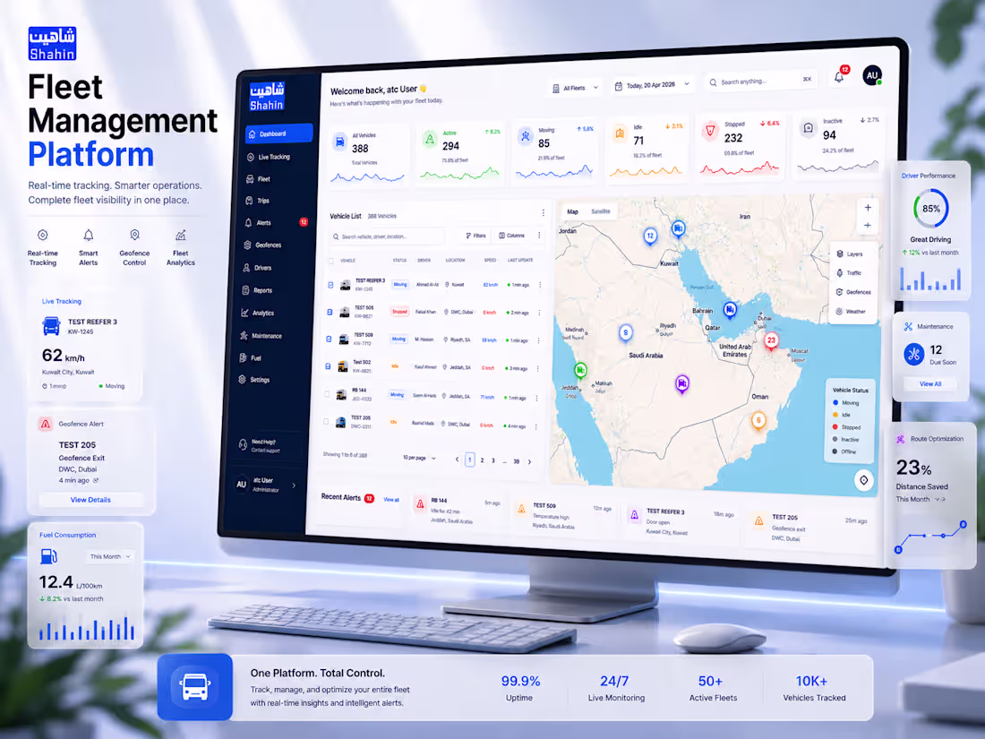 Cover image for Shahin is a fleet management