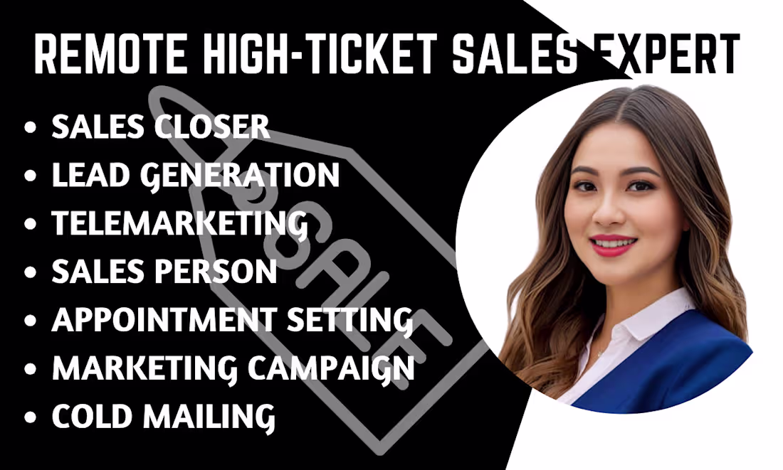 Cover image for Remote High-Ticket Sales & Lead