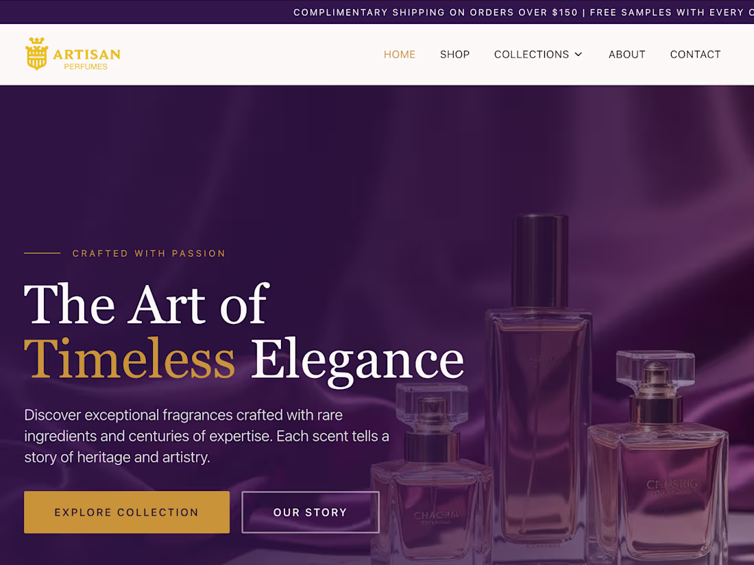 Cover image for Artisan Perfumes | Luxury Fragrances & Fine Scents