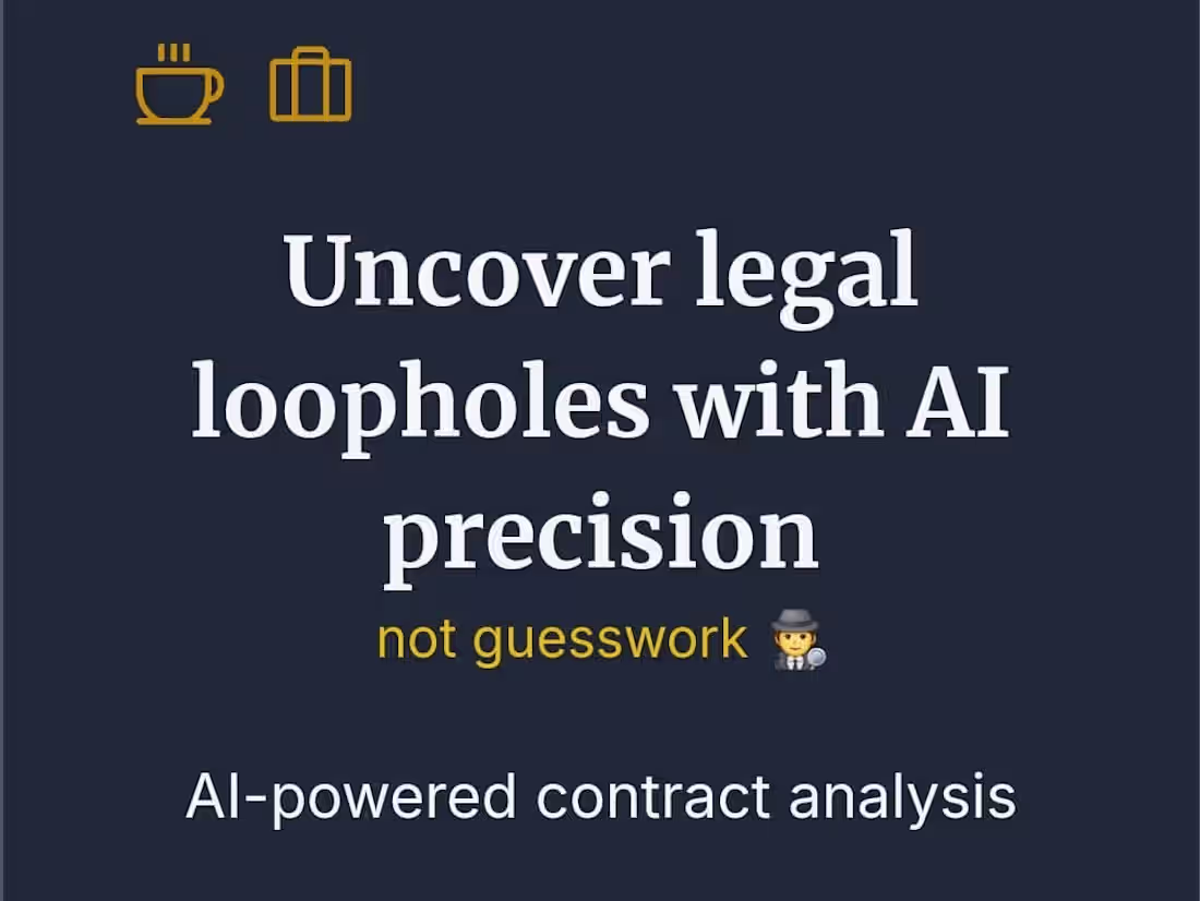 Cover image for Legal Sleuth HQ: AI-Powered Contract Analysis Platform