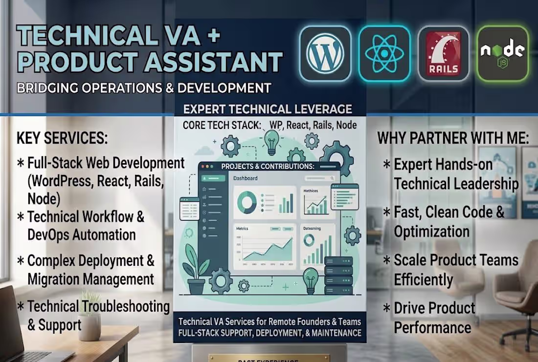 Cover image for I worked as a Technical