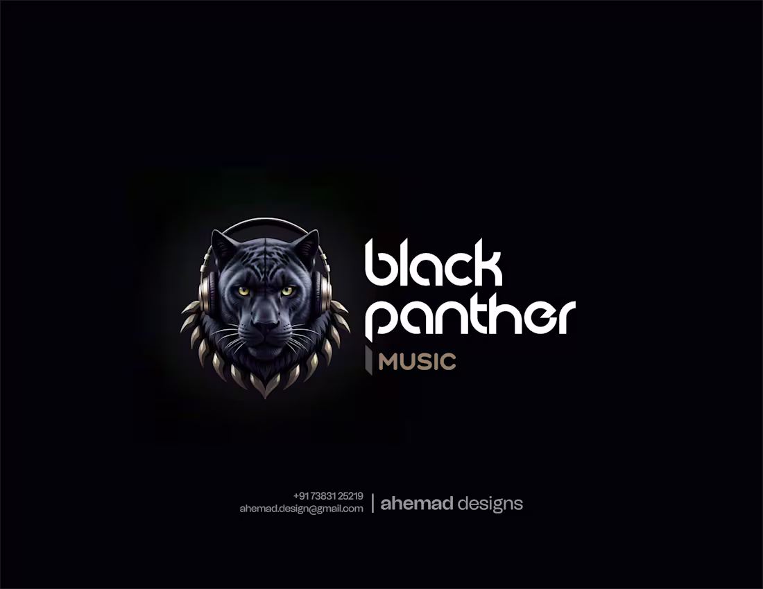 Cover image for Black Panther Logo Design